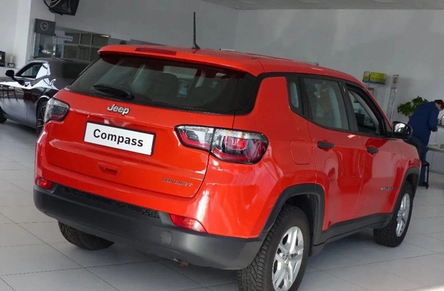 Jeep Compass cena 69999 przebieg: 42970, rok produkcji 2017 z Izbica Kujawska małe 191